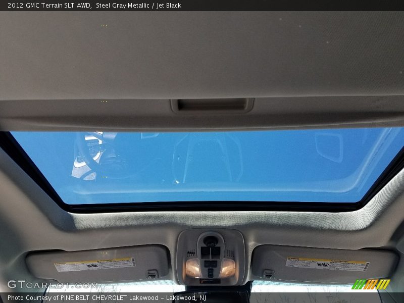 Steel Gray Metallic / Jet Black 2012 GMC Terrain SLT AWD