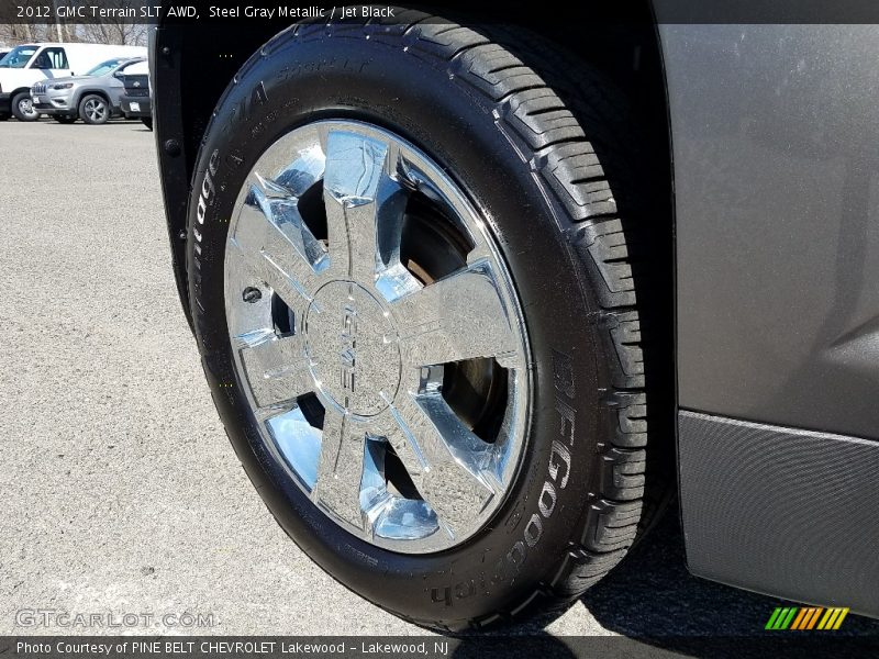Steel Gray Metallic / Jet Black 2012 GMC Terrain SLT AWD