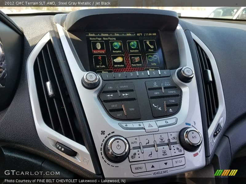 Steel Gray Metallic / Jet Black 2012 GMC Terrain SLT AWD