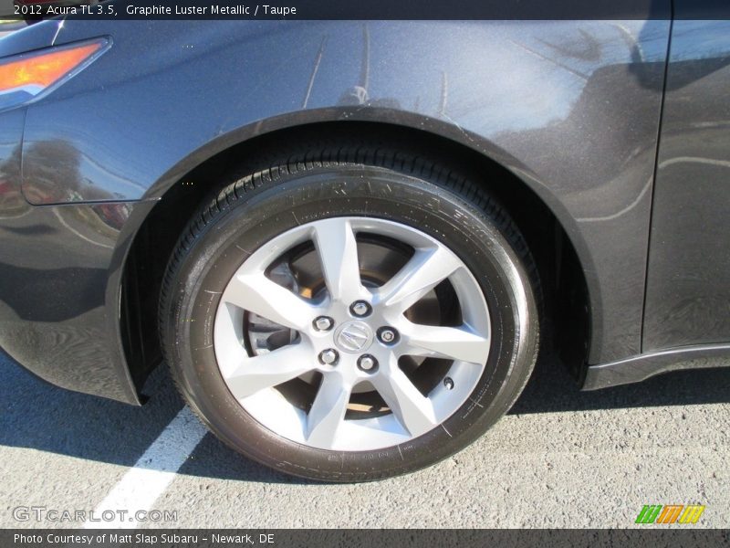 Graphite Luster Metallic / Taupe 2012 Acura TL 3.5