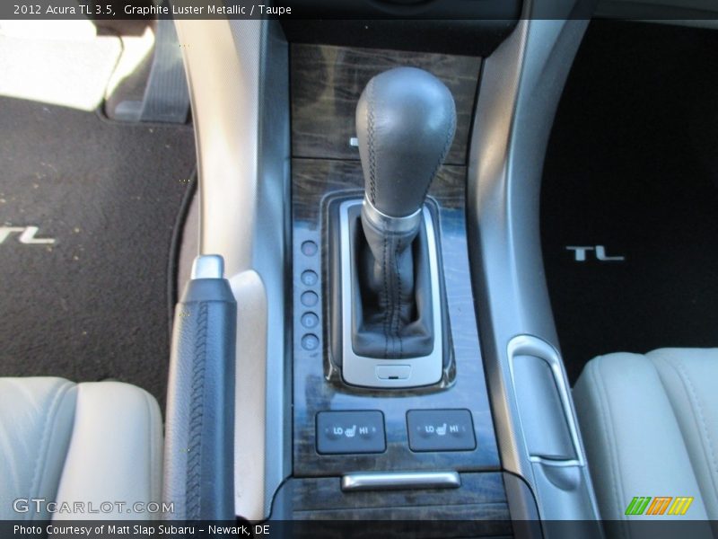 Graphite Luster Metallic / Taupe 2012 Acura TL 3.5