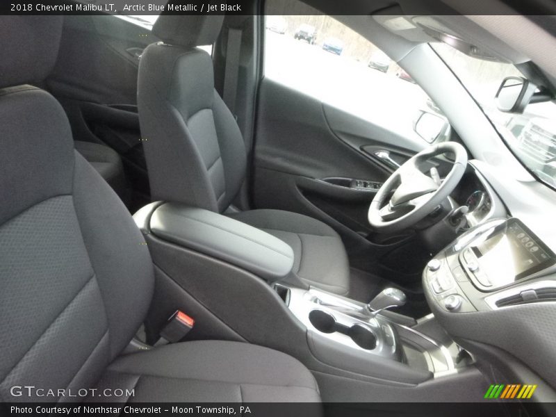 Arctic Blue Metallic / Jet Black 2018 Chevrolet Malibu LT