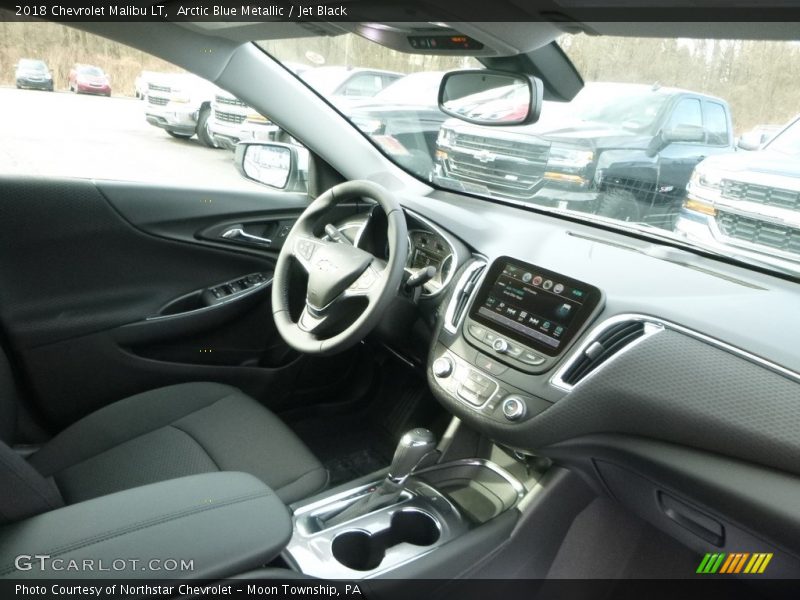 Arctic Blue Metallic / Jet Black 2018 Chevrolet Malibu LT