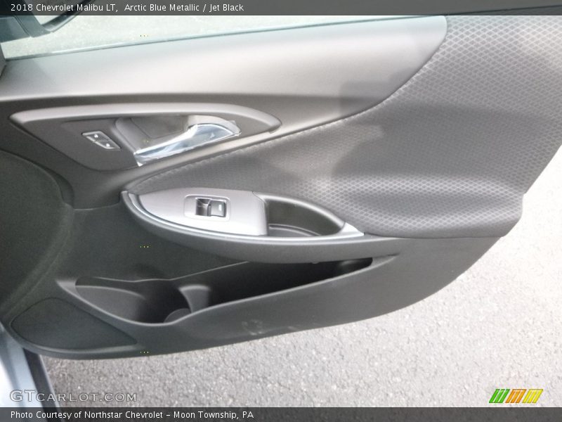 Arctic Blue Metallic / Jet Black 2018 Chevrolet Malibu LT