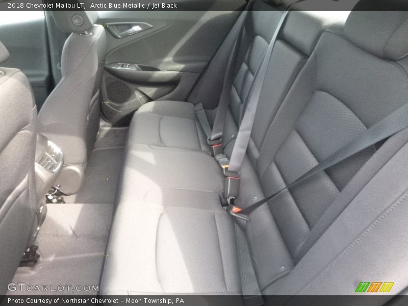 Arctic Blue Metallic / Jet Black 2018 Chevrolet Malibu LT