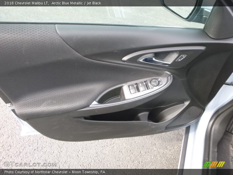 Arctic Blue Metallic / Jet Black 2018 Chevrolet Malibu LT