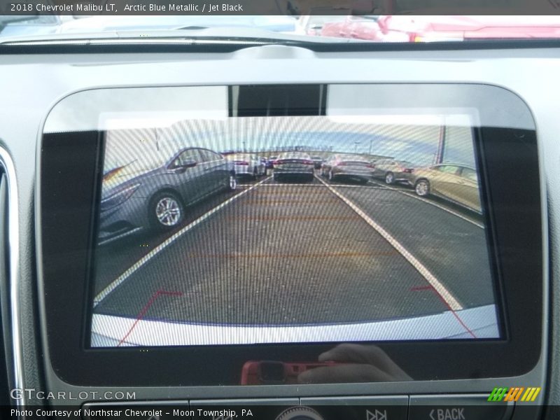 Arctic Blue Metallic / Jet Black 2018 Chevrolet Malibu LT