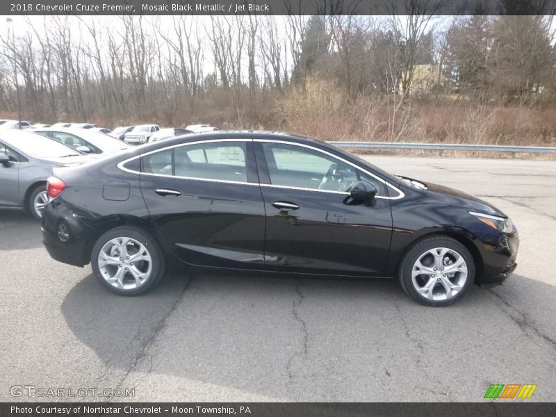 Mosaic Black Metallic / Jet Black 2018 Chevrolet Cruze Premier
