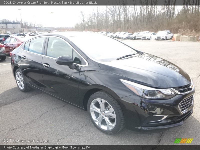 Mosaic Black Metallic / Jet Black 2018 Chevrolet Cruze Premier