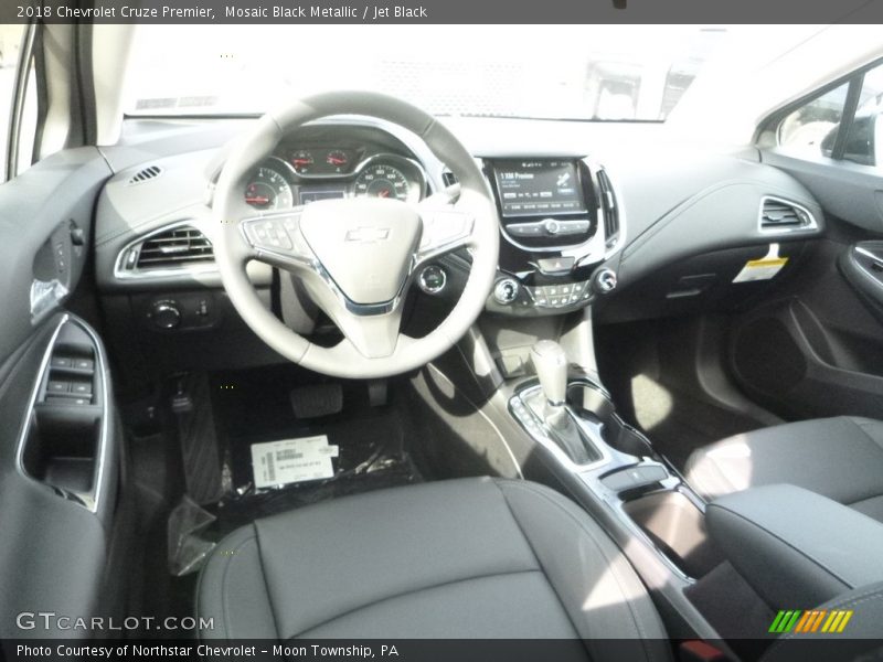 Mosaic Black Metallic / Jet Black 2018 Chevrolet Cruze Premier