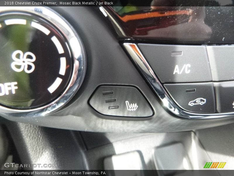 Mosaic Black Metallic / Jet Black 2018 Chevrolet Cruze Premier