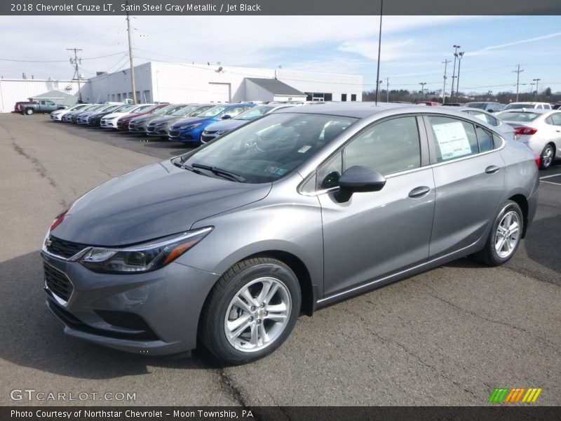 Satin Steel Gray Metallic / Jet Black 2018 Chevrolet Cruze LT