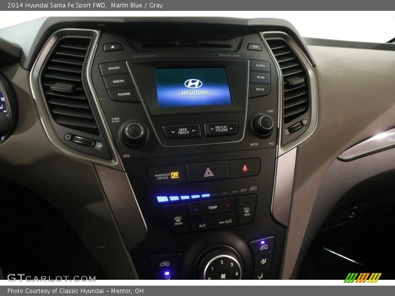 Marlin Blue / Gray 2014 Hyundai Santa Fe Sport FWD