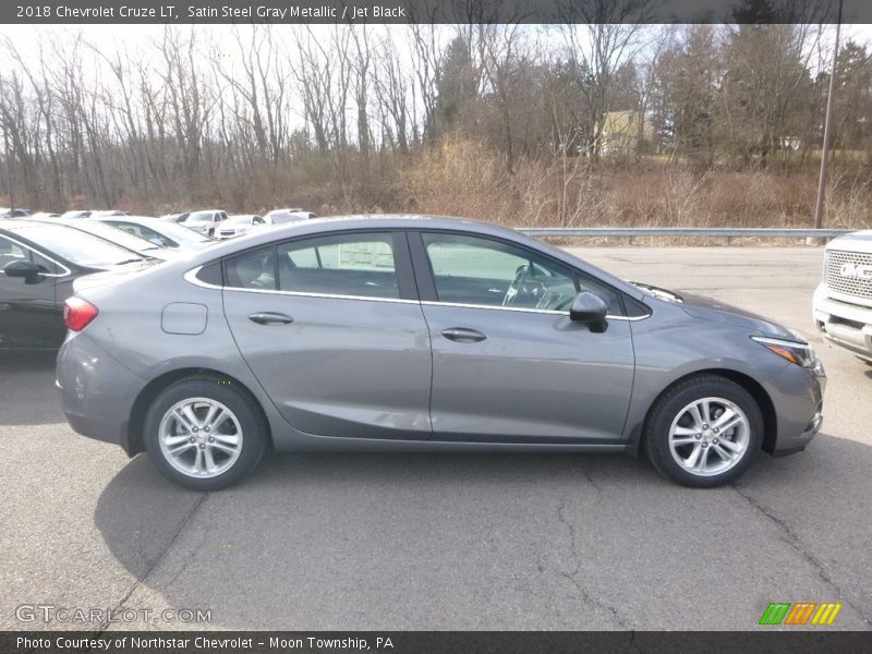 Satin Steel Gray Metallic / Jet Black 2018 Chevrolet Cruze LT