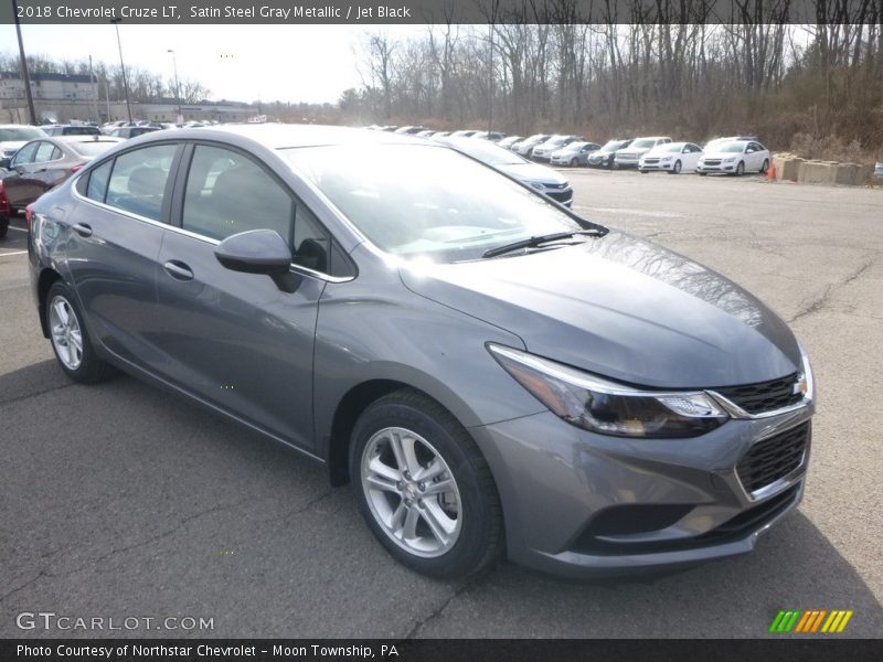 Satin Steel Gray Metallic / Jet Black 2018 Chevrolet Cruze LT