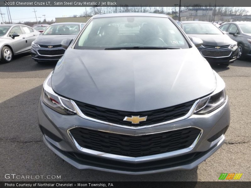 Satin Steel Gray Metallic / Jet Black 2018 Chevrolet Cruze LT