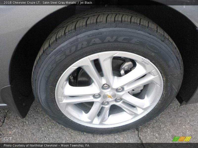 Satin Steel Gray Metallic / Jet Black 2018 Chevrolet Cruze LT