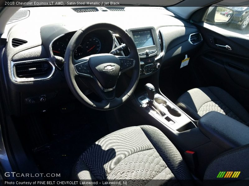 Satin Steel Metallic / Jet Black 2018 Chevrolet Equinox LT AWD