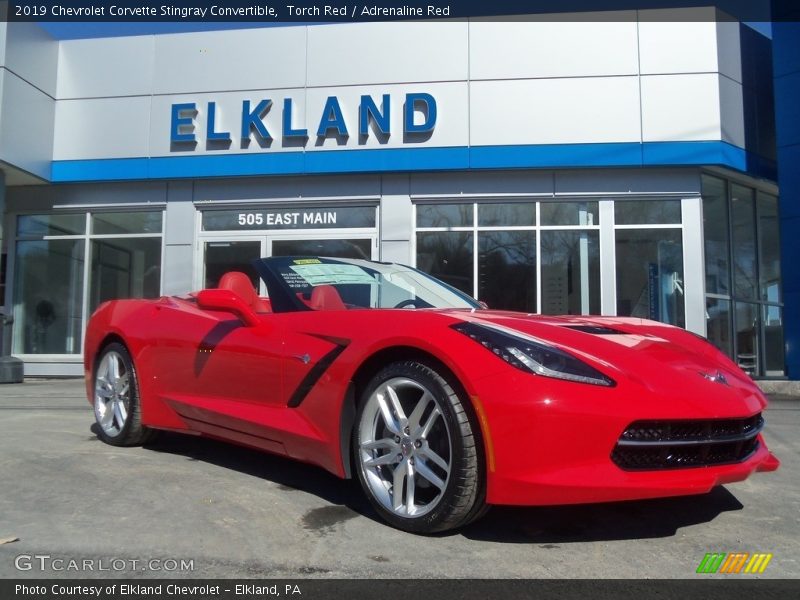 Torch Red / Adrenaline Red 2019 Chevrolet Corvette Stingray Convertible