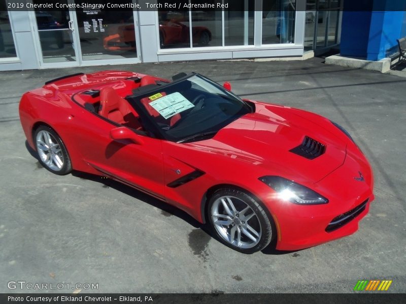 Torch Red / Adrenaline Red 2019 Chevrolet Corvette Stingray Convertible