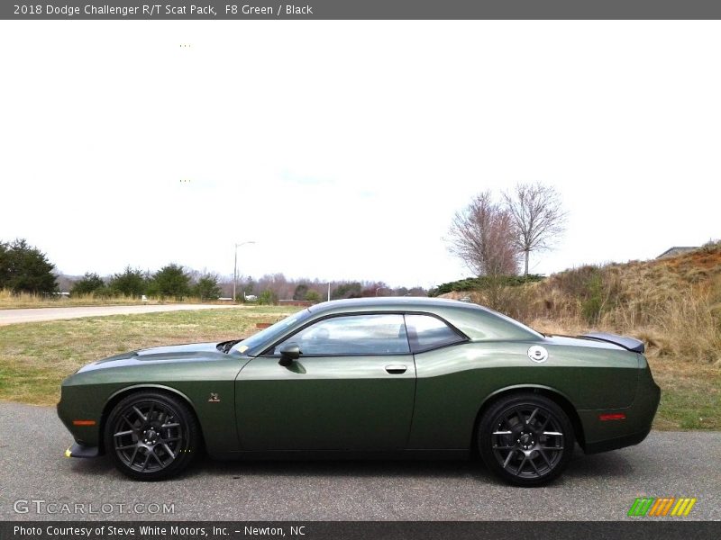 F8 Green / Black 2018 Dodge Challenger R/T Scat Pack