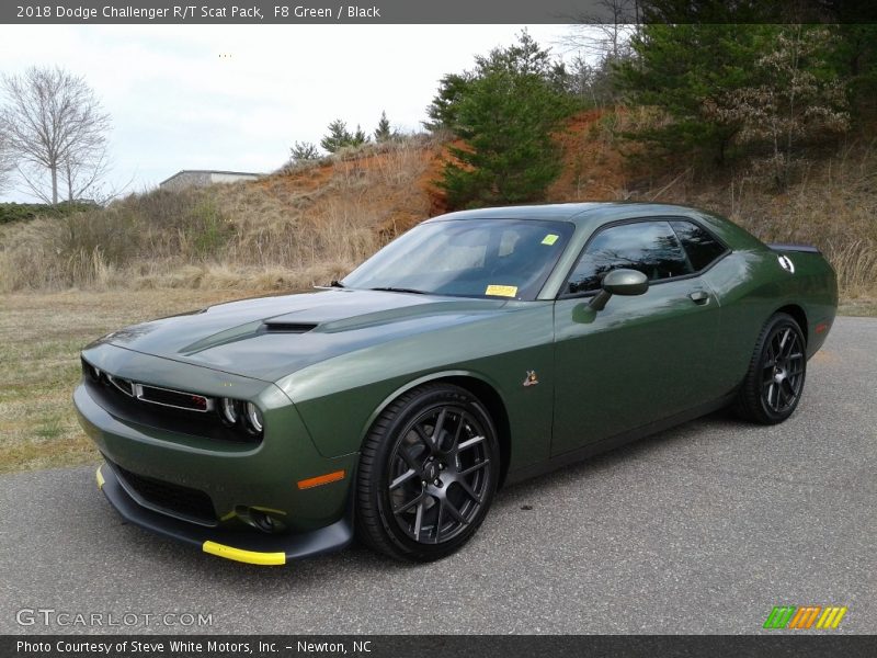 F8 Green / Black 2018 Dodge Challenger R/T Scat Pack