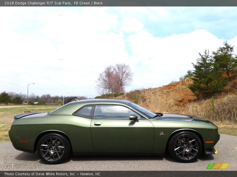 F8 Green / Black 2018 Dodge Challenger R/T Scat Pack