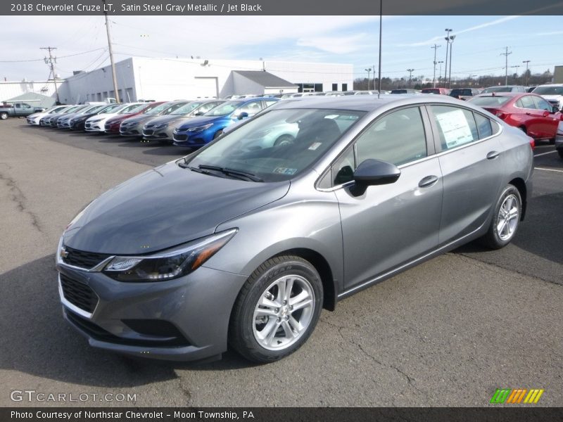 Satin Steel Gray Metallic / Jet Black 2018 Chevrolet Cruze LT