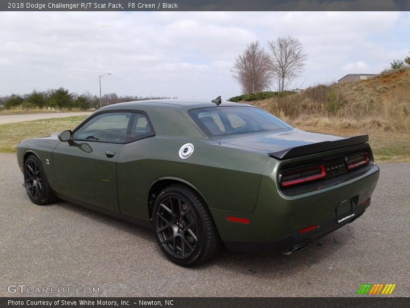 F8 Green / Black 2018 Dodge Challenger R/T Scat Pack