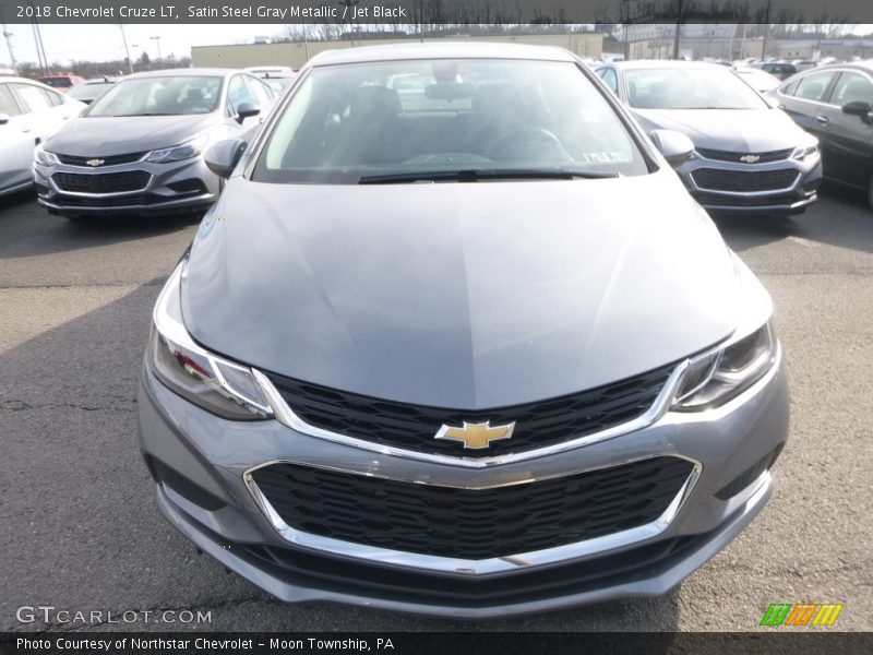 Satin Steel Gray Metallic / Jet Black 2018 Chevrolet Cruze LT