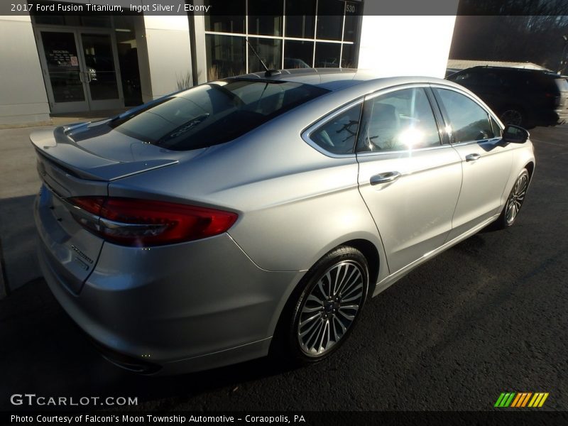 Ingot Silver / Ebony 2017 Ford Fusion Titanium