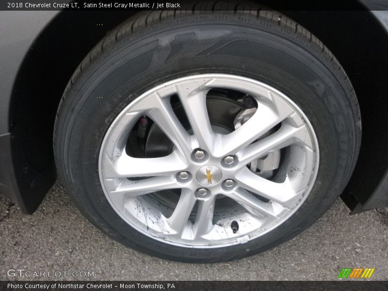 Satin Steel Gray Metallic / Jet Black 2018 Chevrolet Cruze LT