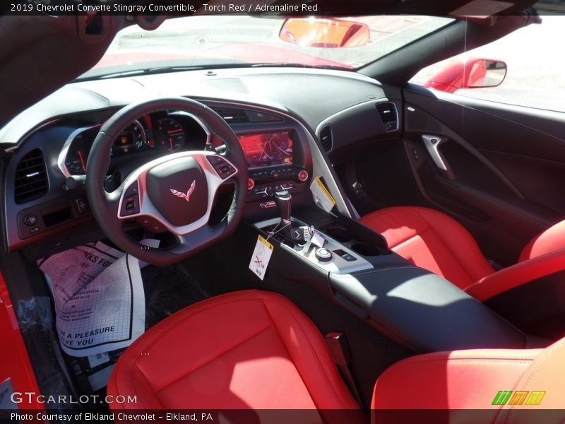 Torch Red / Adrenaline Red 2019 Chevrolet Corvette Stingray Convertible