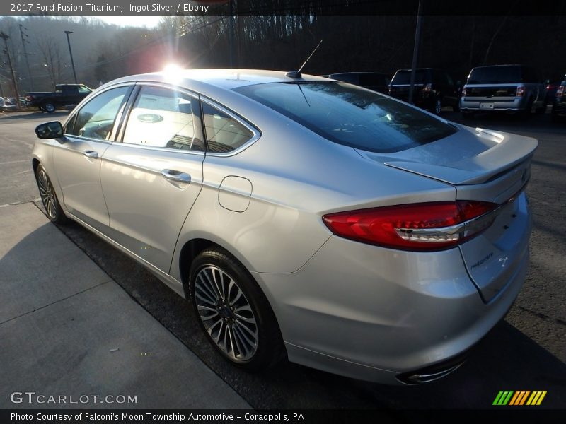 Ingot Silver / Ebony 2017 Ford Fusion Titanium