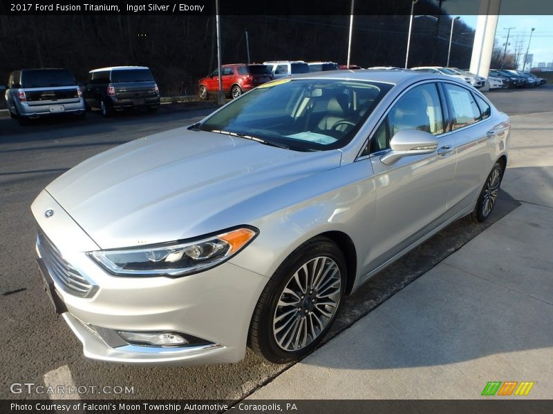 Ingot Silver / Ebony 2017 Ford Fusion Titanium