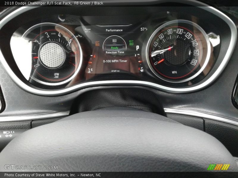 F8 Green / Black 2018 Dodge Challenger R/T Scat Pack