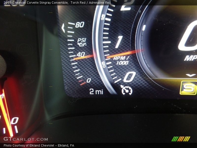 Torch Red / Adrenaline Red 2019 Chevrolet Corvette Stingray Convertible