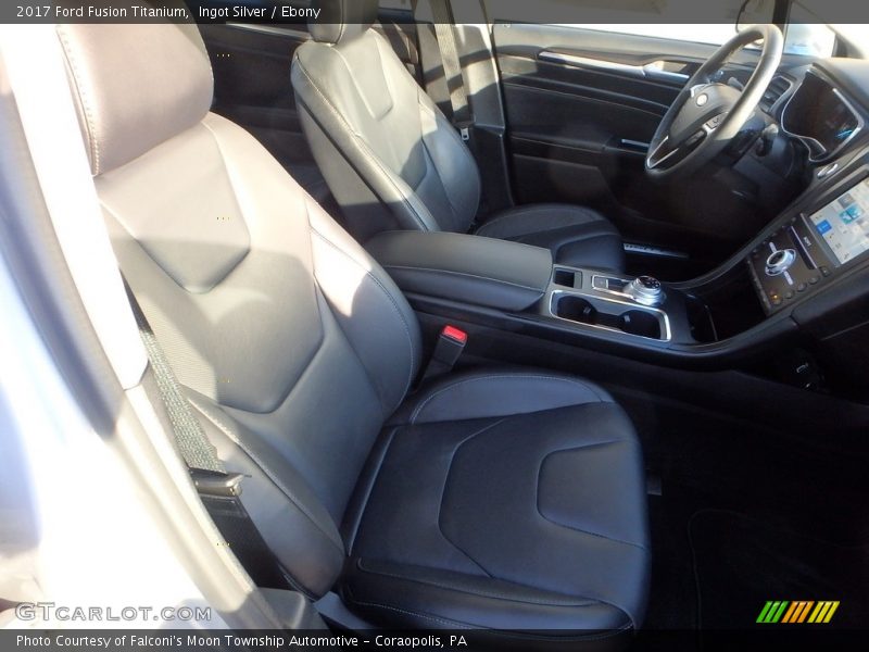 Ingot Silver / Ebony 2017 Ford Fusion Titanium