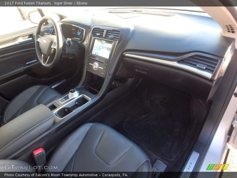 Ingot Silver / Ebony 2017 Ford Fusion Titanium
