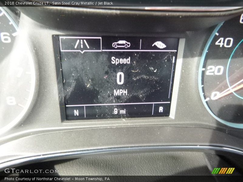 Satin Steel Gray Metallic / Jet Black 2018 Chevrolet Cruze LT