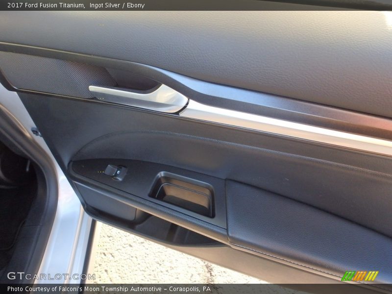 Ingot Silver / Ebony 2017 Ford Fusion Titanium