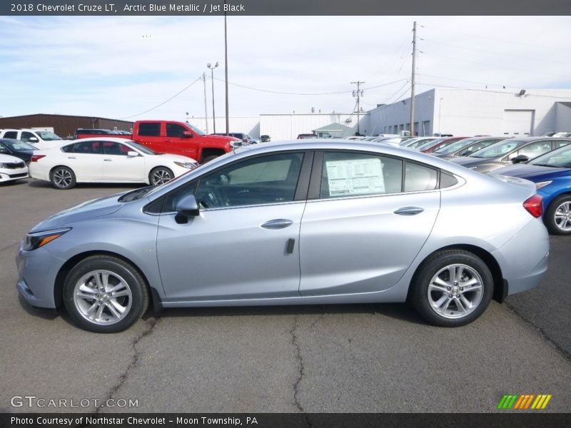 Arctic Blue Metallic / Jet Black 2018 Chevrolet Cruze LT