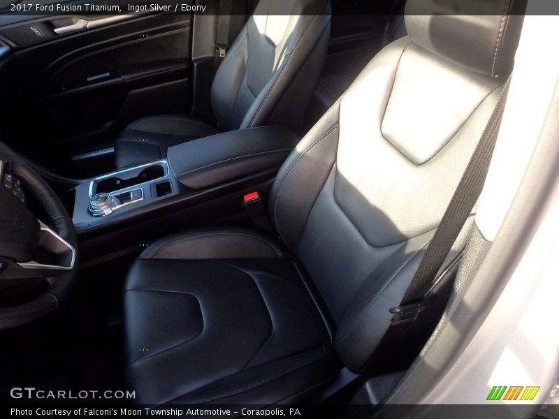 Ingot Silver / Ebony 2017 Ford Fusion Titanium