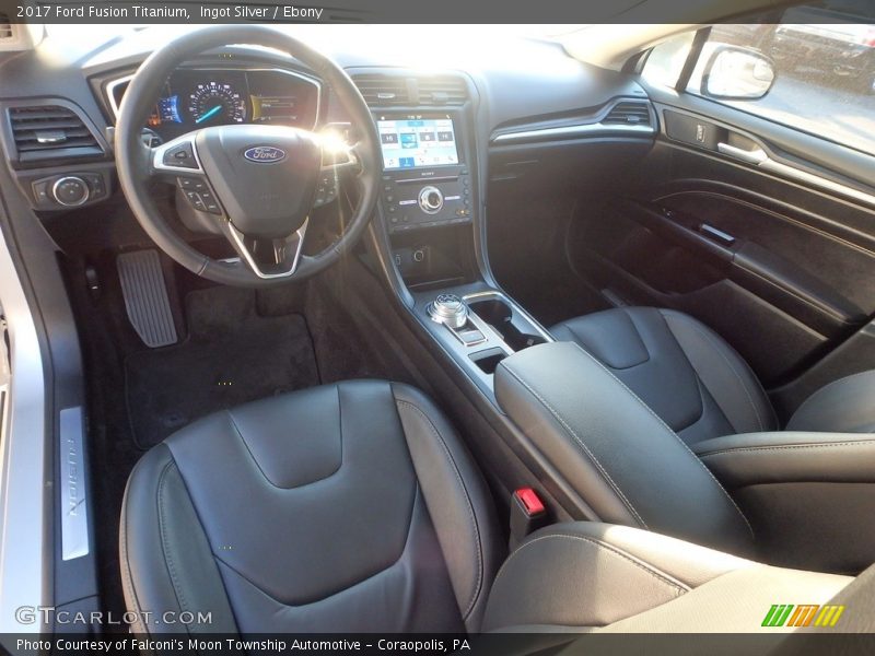 Ingot Silver / Ebony 2017 Ford Fusion Titanium