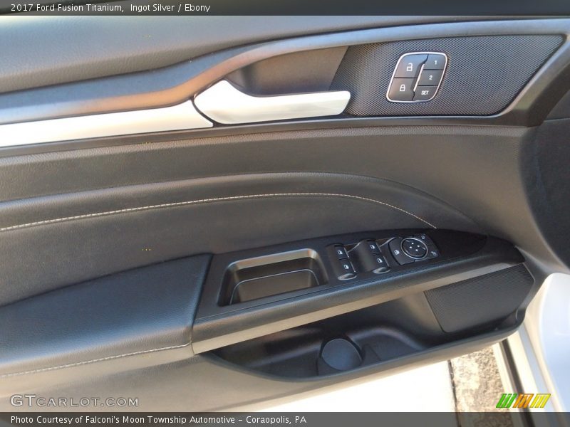Ingot Silver / Ebony 2017 Ford Fusion Titanium