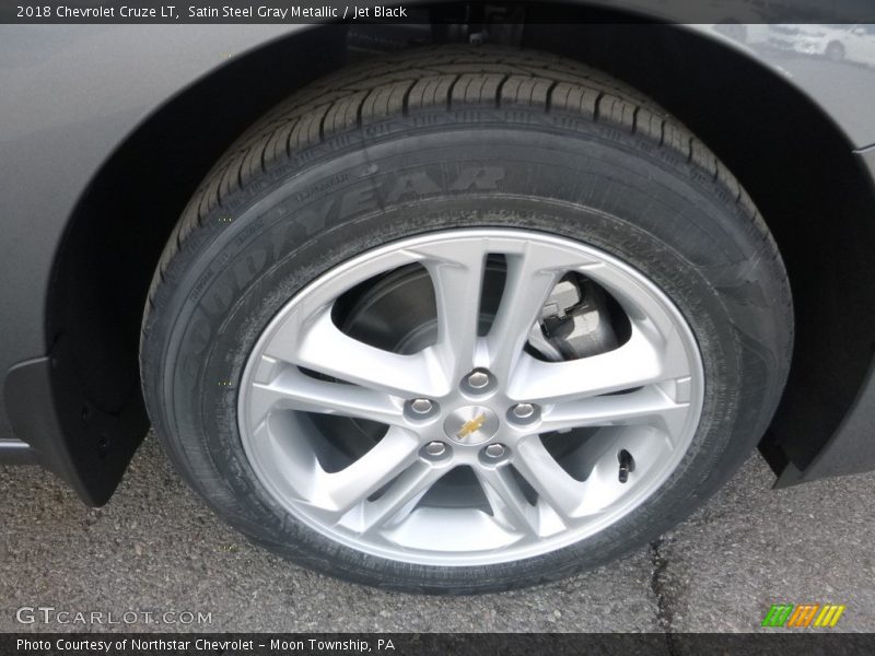 Satin Steel Gray Metallic / Jet Black 2018 Chevrolet Cruze LT