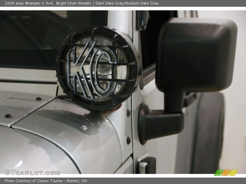 Bright Silver Metallic / Dark Slate Gray/Medium Slate Gray 2008 Jeep Wrangler X 4x4
