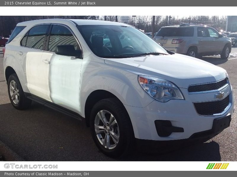 Summit White / Jet Black 2015 Chevrolet Equinox LS