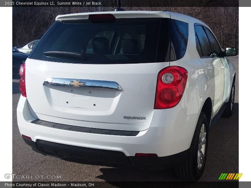 Summit White / Jet Black 2015 Chevrolet Equinox LS