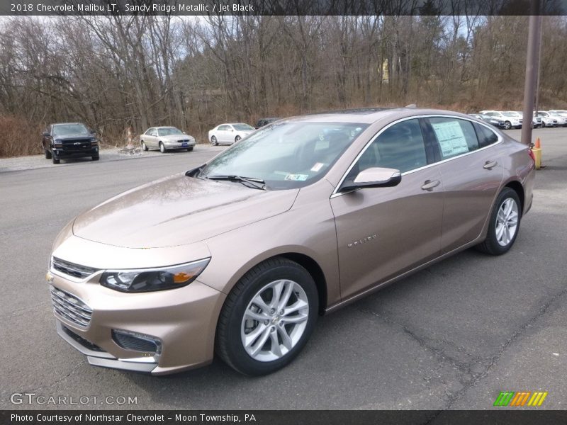 Sandy Ridge Metallic / Jet Black 2018 Chevrolet Malibu LT
